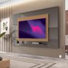 Painel de Tv 65 Polegadas Cinza Perola Noce Eros Iii Casa D - 1