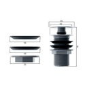 Ver imagem 5 de Válvula para Tanque Click Blukit 101648 Cromada