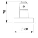 Ver imagem 2 de Kit com 3 Acabamento de Registro Base Fabrimar 1/2, 3/4 Like