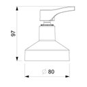 Ver imagem 2 de Kit com 3 Acabamento de Registro Base Reforma 1.1/4, 1.1/2 Like Celite