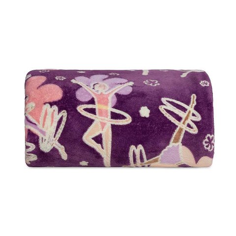 Cobertor Solteiro Infantil Manta Mágica Microfibra Antialérgico 1,5X2,2m Ginástica - Camesa