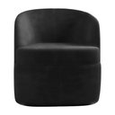 Ver imagem 7 de Poltrona Decorativa Design Moderno Bel Sala de Estar Base Giratória Veludo Cinza Escuro G33 - Gran B