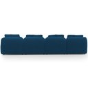 Ver mais imagens de Sofá 5 Lugares com Chaise Direito Sala Living 334cm Arlo F04 Veludo Azul Marinho Tc-12012 - Lyam Dec