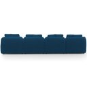 Ver mais imagens de Sofá 5 Lugares com Chaise Direito Sala Living 328cm Arlo F04 Veludo Azul Marinho - Lyam Dec