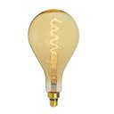 Ver imagem 1 de Lâmpada Led Taschibra Filamento Giant Gota E27 Bivolt 2200k Amarelo Âmbar