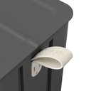 Ver imagem 7 de Lixeira Borboleta com Pedal 6 Litros Cinza Chumbo com Alça - 10660/0536 - COZA LIXEIRA BORBOLETA C/