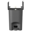 Ver imagem 5 de Lixeira Borboleta com Pedal 6 Litros Cinza Chumbo com Alça - 10660/0536 - COZA LIXEIRA BORBOLETA C/