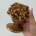 Ver imagem 4 de Castiçal Suporte para Vela 14x12x12cm Resina Dourado
