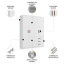 Ver imagem 3 de Guarda Roupa Infantil 176cm com 4 Portas Nelly Branco Z49 - Mpozenato
