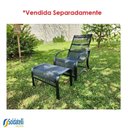 Ver imagem 6 de Poltrona Outdoor Giardino Estrutura Preta com Tela Sling Preta ou Mesclado - Datelli Design
