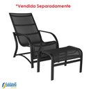 Ver imagem 4 de Poltrona Outdoor Giardino Estrutura Preta com Tela Sling Preta ou Mesclado - Datelli Design