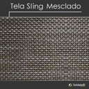 Ver imagem 3 de Poltrona Outdoor Giardino Estrutura Preta com Tela Sling Preta ou Mesclado - Datelli Design