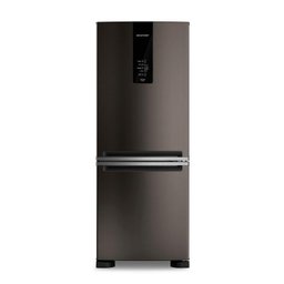Geladeira Brastemp 447 Litros Frost Free Inverse com Smart Flow e Fresh Box Black Inox Bre57fe 127v - 1