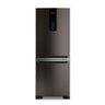 Geladeira Brastemp 447 Litros Frost Free Inverse com Smart Flow e Fresh Box Black Inox Bre57fe 127v - 1