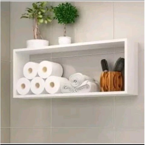 Nicho Retangular Moderno Mdf 60x30x20