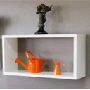 Ver imagem 3 de Nicho Retangular Moderno Mdf 60x30x20