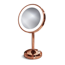 Ver imagem 1 de Espelho Aumento 5x Luz Led E6590 Red Gold Italy Line