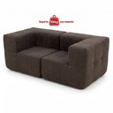 Ver imagem 7 de Sofá Modular 2 Lugares com 2 Cantos Kappesberg Boucle Marrom