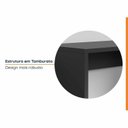 Ver imagem 5 de Escrivaninha Mesa Escritório com Gaveteiro e Nicho Ficus 3 Gavetas 220cm CabeCasa MadeiraOriginals Preto