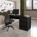 Ver imagem 1 de Escrivaninha Mesa Escritório com Gaveteiro Ficus 170cm CabeCasa MadeiraOriginals Preto