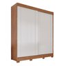 Guarda-roupa 183cm 2 Portas de Correr com Pés 100% Mdf Bonito Espresso Móveis - 3