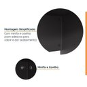 Ver imagem 7 de Conjunto Home Office 3 Módulos com Prateleiras Ficus CabeCasa MadeiraOriginals Preto