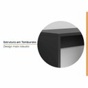 Ver imagem 5 de Conjunto Home Office 3 Módulos com Prateleiras Ficus CabeCasa MadeiraOriginals Preto