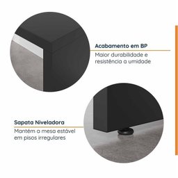 Kit 3 Estante Multiuso para Livros Baixa em Tamburato Ficus Cabecasa MadeiraMadeira - 6