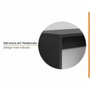 Ver imagem 4 de Conjunto Home Office 1 Mesa em L 1 Mesa 1 Gaveteiro Ficus 135cm CabeCasa MadeiraOriginals Preto