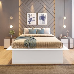 Cama Casal Adulto com 4 Gavetas Gades Yescasa