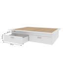 Ver imagem 7 de Cama Casal/Queen Adulto com 4 Gavetas Gades Yescasa Branco