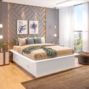 Ver imagem 1 de Cama Casal/Queen Adulto com 4 Gavetas Gades Yescasa Branco