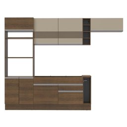 Cozinha Completa Safira Armário e Balcão Rustic Madesa - 2