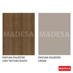 Cozinha Completa Safira Armário e Balcão Rustic Madesa - 6
