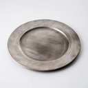 Ver imagem 1 de Kit 4 Pç Sousplat Silver Antique 33cm