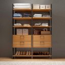 Ver imagem 1 de Estante Closet Organizador de Roupas com 04 Gavetas 100% Mdf