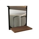 Ver imagem 1 de Espelho para Banheiro Industrial Espelheira Prateleira Aço