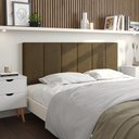 Ver imagem 2 de Cabeceira De Cama Paris Para Cama Box Queem 1,60x54:Marrom