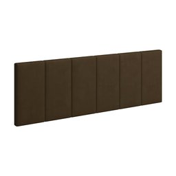 Cabeceira De Cama Paris Para Cama Box Queem 1,60x54:Marrom - 1