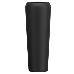 Vaso Decorativo Fibra de Vidro Florida M 80cm Preto Fosco