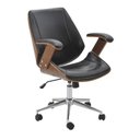 Ver imagem 4 de Kit 5 Cadeiras de Escritório Diretor Giratória Office Lisboa Preto Rivatti