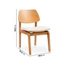 Ver imagem 3 de Conjunto Baobá 120cm com 4 Cadeiras Jandaia CabeCasa MadeiraOriginals