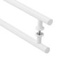 Puxador Branco para Porta de Vidro Madeira Pivotante 40cm - 6