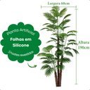 Ver imagem 2 de Kit 2 Arvore Coqueiro Palmeira Artificial sem Vaso Decoração