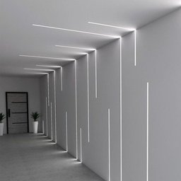 Perfil de Led Sobrepor Anodizado (Prata) 1 Metro - 2