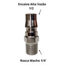 Ver imagem 3 de Kit Engate Rápido Esfera Alta Vazão 1/4 com 4 Peças