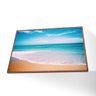 Quadro Praia com Areia Canvas com Vidro - 1