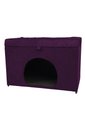 Ver imagem 1 de Puff Pet Baú Estofado para Cachorro e Gato - Roxo