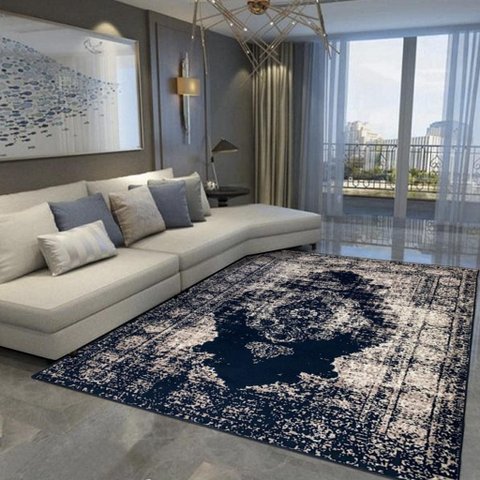 Tapete Supreme Vintage Reload Azul 2,50x3,00m Estonado