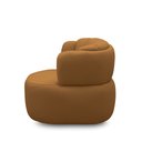 Ver imagem 6 de Kit 2 Poltronas Decorativas Mariele Sala de Estar Base Giratória em Aço Couro Caramelo G88 - Gran Be